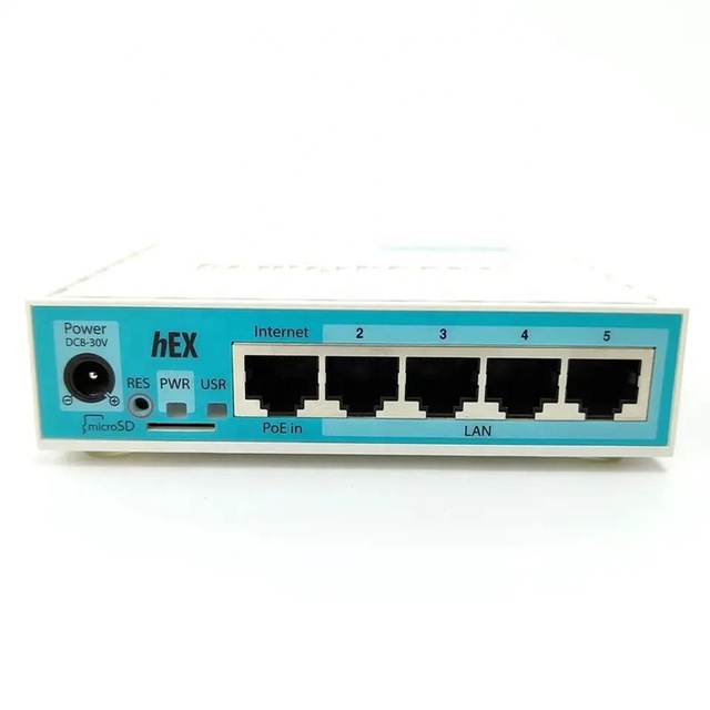MikroTik Brand New Gigabit Wired RouterHot HEX RB750Gr3 Five Port Gigabit Ethernet Router RB750Gr3 with Good Price