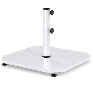 Jh-mech trắng mặt trời Ô tấm cơ sở lâu dài 19.7x19.7x13.8 inch thép không gỉ ô đứng ngoài trời cơ sở - Product Image 1