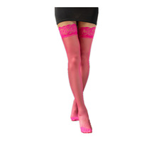 Bas en nylon antidérapants en silicone, au-dessus du genou, sexy, à dentelle, transparents, ultra-fins, longs et montants