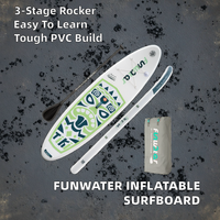 Pour FUNWATER OEM planche de Surf gonflable Surf sauvetage Paddleboard pour les eaux offshore livraison directe disponible directement à partir de