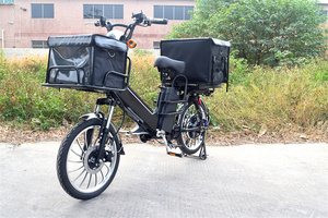 Giao Hàng Xe Đạp 12 + 30Ah/48V đôi pin Lithium 350W động cơ Đĩa Phanh thủy lực hệ thống treo trước ngã ba điện - Product Image 3