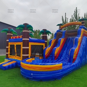 Vente en gros de châteaux gonflables pour enfants <span class=keywords><strong>pas</strong></span> chers, toboggan <span class=keywords><strong>gonflable</strong></span>, château <span class=keywords><strong>gonflable</strong></span> 7mx4mx5m PVC 1500KGS, garantie 3 ans - Product Image 2