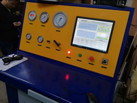 Plataforma de prueba hidrostática de alta presión de suministro directo del fabricante, bomba de pistón de 48 Mpa, potencia neumática para pruebas de agua limpia