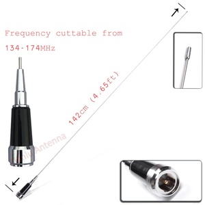 Tianlu MC101 banda simple <span class=keywords><strong>3</strong></span>.4dBi vhf <span class=keywords><strong>antena</strong></span> móvil de <span class=keywords><strong>radio</strong></span> - Product Image 1