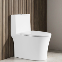 3 Litres Siphonic TISI Thailand Design Sanitaire en céramique monté au sol Placard à eau Tornado Siphonic Commode de toilette monobloc