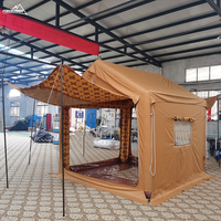 Tente de style Majlis du Moyen-Orient, Arabie Saoudite, tissu double couche, résistante au vent, abri extérieur pour le désert