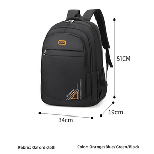 Fashion Waterproof Student <b>Backpack</b> <b>Black</b> Large Volume Computer <b>Backpack</b> Sports - Product Image 5