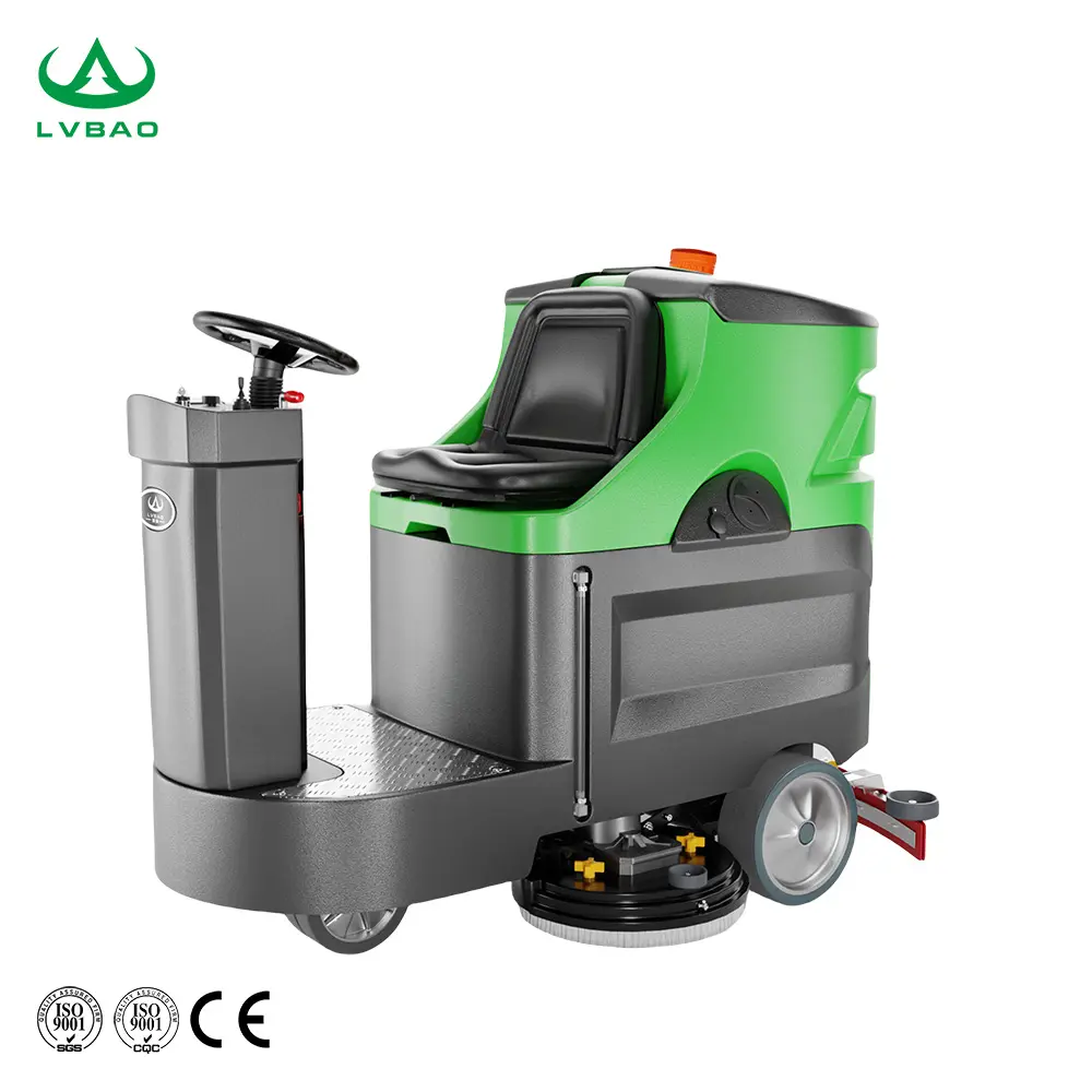 LB-RO860 tự động làm sạch máy một mức độ pin lithium sàn Scrubber máy với súng nước