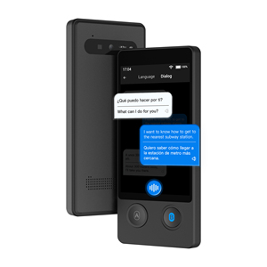 Wooask W12 Real Time Voice Translator Voice bidirezionale Instant Speech traduci il linguaggio 144 98% precisione <span class=keywords><strong>per</strong></span> viaggi d'affari - Product Image 1