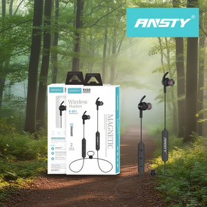 Casque sans fil Ansty K-001 Bluetooth V5.0 Écouteurs sportifs magnétiques - Product Image 2
