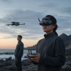 For DJI FPV Video Headset for Goggles 3 Drone Viewing Image Transmission Flight Training and <b>Camera</b> Monitoring Use - Product Image 1