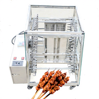 Machine à barbecue automatique Brochette de viande Équipement de barbecue Chauffage au gaz Barbecue Chauffage électrique Machine à barbecue sans fumée