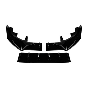 Amp Z Mini Countryman Jcw U25 2024 Front <b>Lip</b> <b>Splitter</b> Body Kit Carbon Fiber Texture Matte Finish - Product Image 2