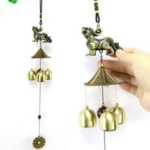 Nouveau carillon éolien en alliage <span class=keywords><strong>de</strong></span> cuivre pastoral décoration suspendue bouddhiste pour la maison porte <span class=keywords><strong>jardin</strong></span> cloche en métal ornement suspendu décoratif - Product Image 6