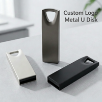 Clé USB Métallique Étanche Haute Vitesse Mini USB 2.0 8 Go 16 Go 32 Go 64 Go Clé USB Promotionnelle