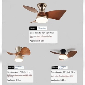 Nordic 3 aspas 25 pulgadas Sala de estar Comedor Ventilador de techo y lámpara de techo con control remoto - Product Image 3