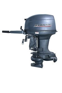 Moteur marin essence 2 temps Jet Drive 40HP SEAWALKER pour exploration aquatique T40MHJ 40HP avec sortie d'arbre de transmission - Product Image 4