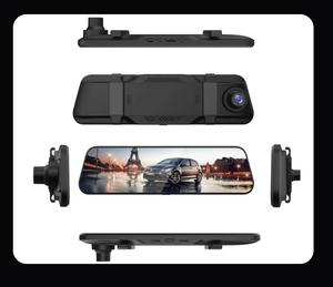 Caméra de tableau de bord pour voiture avec écran IPS de 10 pouces, double objectif 4K+1080P, <span class=keywords><strong>GPS</strong></span>, WiFi, vision nocturne, enregistrement automatique, prise en charge du WiFi <span class=keywords><strong>GPS</strong></span> - Product Image 3
