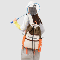 Sac à dos de voyage léger à blocs de couleur 20-35L en polyester unisexe, sac à dos de grande capacité