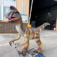 Modèle animatronique en métal avec capteur infrarouge simulé, taille personnalisée, pour parcs à thème en plein air, aéroports et écoles