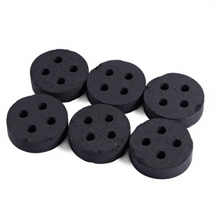 Tabletas de carbón para hookah de 50 mm con cuatro orificios; Briquetas de carbón de madera de frutas de encendido rápido para barbacoa y té - Product Image 1