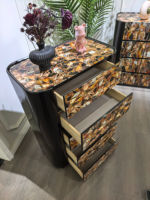 Armoire de rangement rétro pour la maison, chambre à coucher, grande capacité de rangement pour vêtements et sacs, armoire de rangement à tiroirs en tissu combiné
