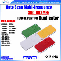 YET2112-MKB sans fil RF télécommande multi-fréquence 300-868mhz duplicateur ABS 4 boutons pour porte de Garage