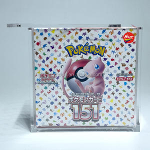 กล่องอะคริลิคใสสำหรับใส่การ์ดโปเกมอน TCG ญี่ปุ่น รุ่น 151  แบบขายส่งจาก SHP  ทนทาน คุณภาพสูง - Product Image 1