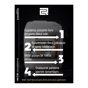 รอยัลเคม น้ำยาขัดเหล็กพรีเมียม 5 กก. ใช้ได้กับพื้นผิวโลหะสแตนเลสและโครเมียมโดยตรง - Product Image 5