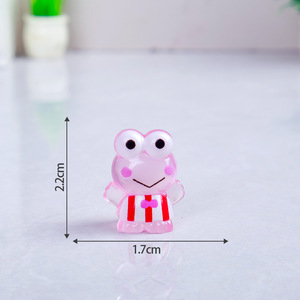 Veilleuse de haute qualité pour la vente en gros, figurine miniature de grenouille prince aux grands yeux en résine, accessoire de décoration pour voiture - Product Image 6