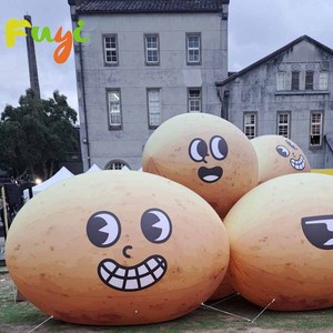Cute Potato Decorative Customized Art Model Inflatables <strong>Balloon</strong> Potato Advertising <strong>Shape</strong> Nylon Cloth Full Color for Ornament - Product Image 4