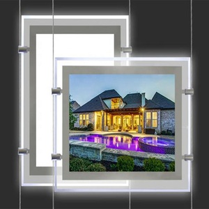 Custom Led Display Board Led Crystal Light Box A3/a4 Slim Poster Lightbox Advertising Equipment