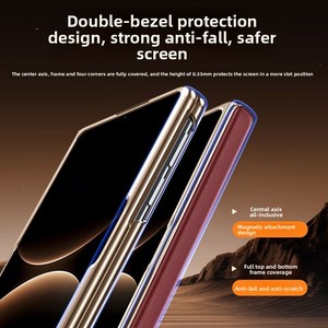 เคสโทรศัพท์ Huawei MateX7 แบบแม่เหล็กดูดติด พร้อมขาตั้งหมุนได้ ปิดรอบตัวเครื่อง ฟิล์มกันรอยในตัว - Product Image 1