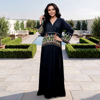 Nouvelle Abaya ouverte pour femmes, grande taille, brodée, style décontracté et moderne, pour l'Aïd en Arabie Saoudite, collection 2026, faible MOQ, best-seller