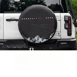 Para BJ40 Accesorios Exteriores Cubierta de Neumático Trasero de Plástico, Cubierta Protectora de Rueda de Repuesto, Kit de Carrocería Inferior - Product Image 4