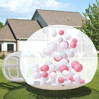 Tente à Bulles Gonflable PVC Clair Igloo Dôme Tente En Plein Air Fête De Mariage Commercial Gonflable Maison à Bulles pour Enfants et Adultes