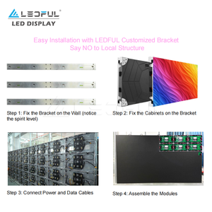 لوحة LED فائقة الدقة قابلة للتخصيص P0.93 بتقنية COB GOB بدقة 4K و8K، شاشة LED ثلاثية الأبعاد افتراضية كبيرة للوحات الإعلانية - Product Image 6