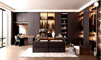 Armoires et placards modernes et durables pour chambre à coucher avec espace de rangement gratuit, installation facile et gain de place pour une utilisation en villa