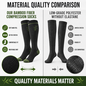 Chaussettes en bambou vert clair, chaussettes de compression en bambou mi-hautes, chaussettes de sport respirantes, logo personnalisé, vente en gros OEM pour hommes et femmes - Product Image 2