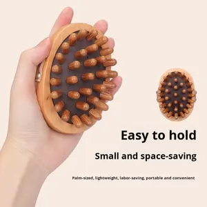 Brosse exfoliante en <span class=keywords><strong>sisal</strong></span> naturel 100% végétalien, vente en gros d'usine, manche en bambou, brosse de bain sèche pour le corps - Product Image 5