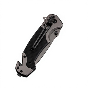 Cuchillo Plegable Táctico Titan Edge con Mango de Acero Inoxidable y Hoja de Punta Caída Afilada como una Navaja para Uso Diario al Aire Libre y Bricolaje - Product Image 2