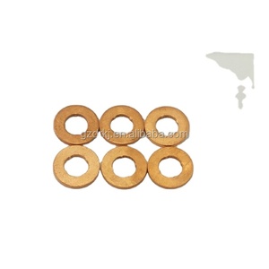 New Diesel Common Rail Injector Copper <strong>Washer</strong>/<strong>Shim</strong> F00VC17505 F00VC17503 OEM - Product Image 1