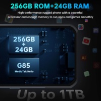 Promo Panas Oukitel Wp35S Smartphone 4G 11000mAh Layar IPS 6.56 Inci Helio G85 6GB+256GB Mendukung NFC 60Hz Octa Core Ponsel Tangguh