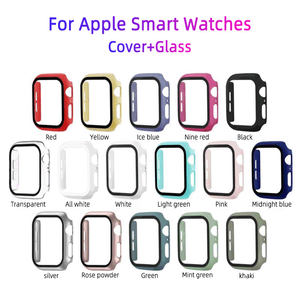 Coque rigide et complète <span class=keywords><strong>pour</strong></span> <span class=keywords><strong>apple</strong></span> <span class=keywords><strong>watch</strong></span>, protection d'écran en verre trempé, 38mm 40mm 42mm 44mm, <span class=keywords><strong>pour</strong></span> iwatch - Product Image 6