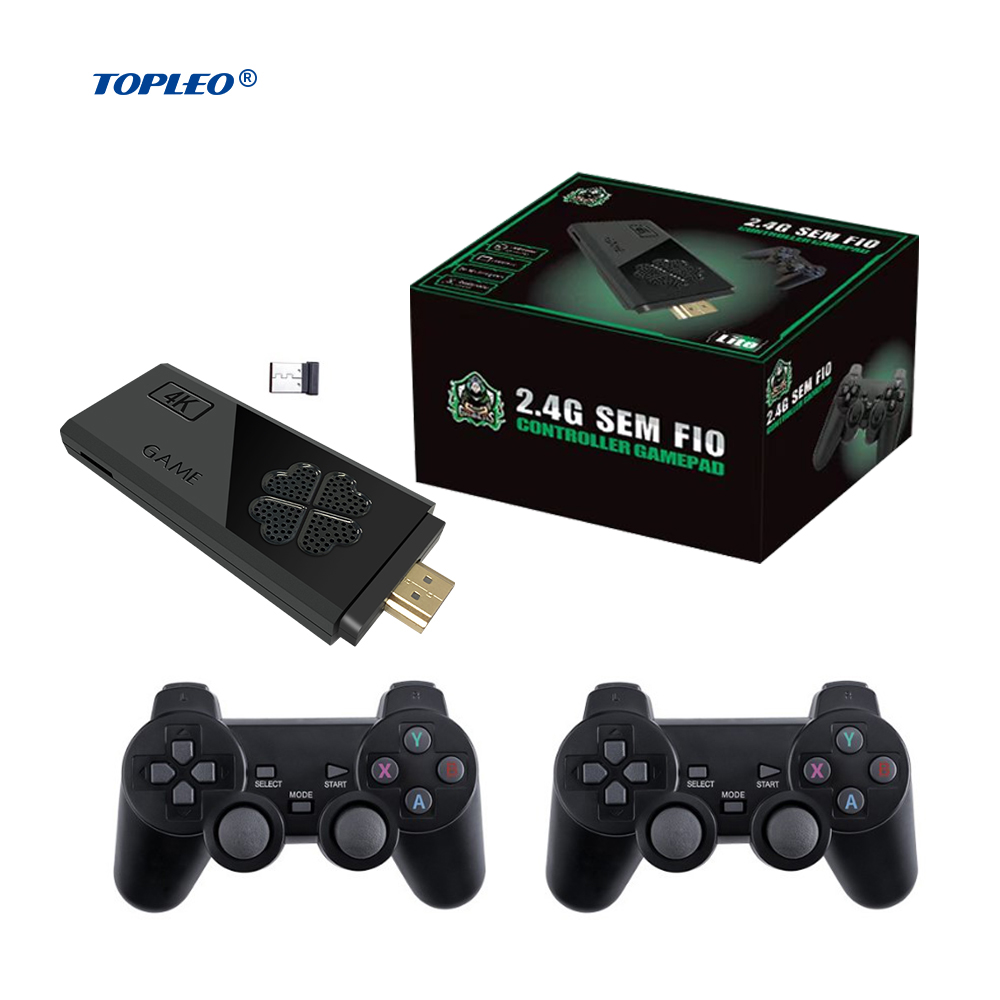 Topleo Домашняя мини-игровая приставка портативная Классическая Ретро 64 Гб 4k видео Игровая приставка lite m8 игровая консоль