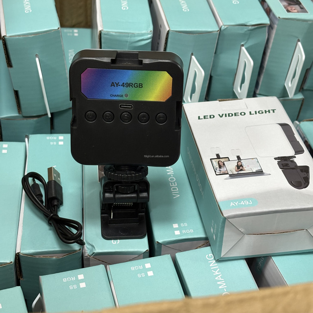 Vlog Kit Includes PocketSized RGB LED Video Light Ideal for YouTube & Photography