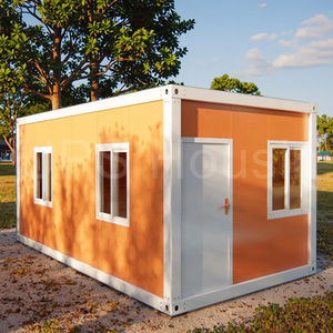Фабрика Китая, поставка 20-футового сборного контейнерного дома, крошечный сборный плоский контейнер, 1 комнатный стальной контейнерный дом - Product Image 1