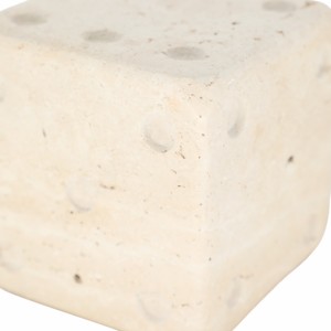 Cubi di travertino, oggetti decorativi per la casa, il bagno, l'ufficio, il soggiorno, da esporre sui scaffali. - Product Image 4