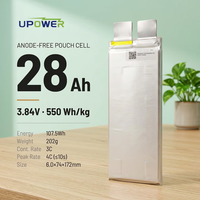 Batterie semi-solide à haute décharge ULi 550Wh/kg 3.84V 28Ah, batterie à haute densité énergétique, cellule Li-ion en pochette pour UAV/eVTOL