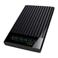 Box esterno per disco rigido SATA da 2,5'' con USB C 3.2 Gen 2, custodia per SSD/HDD e funzione di monitoraggio della salute del disco.
